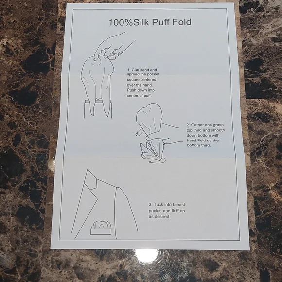 Silk Pocket Square - Picture 4 of 4